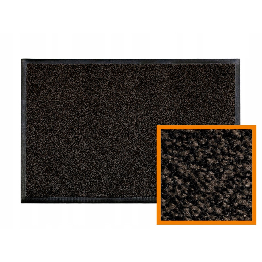 Iron Horse Mat Zwart 85x350 cm - Duurzame Deurmat afbeelding 1