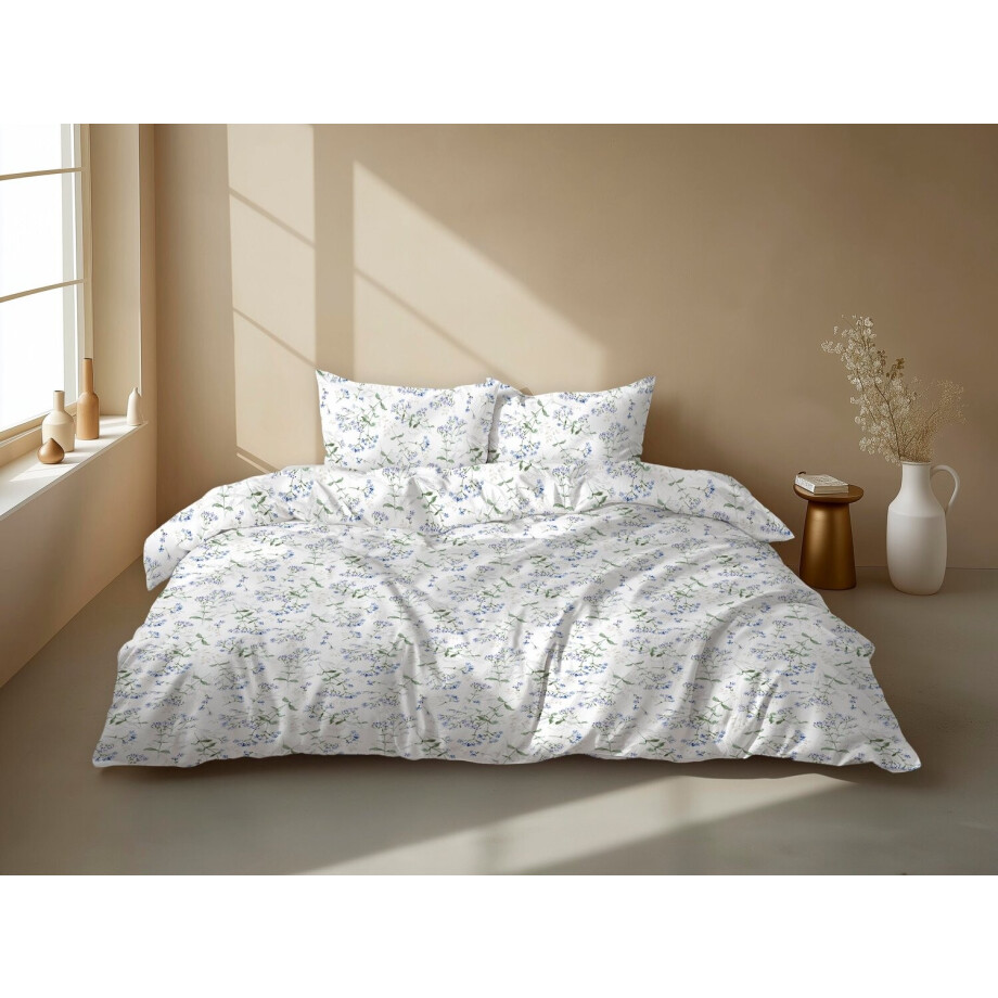 Zohome Dekbedovertrek Amadoro - White - Bloemen - Dekbedovertrek - 260x200-220 cm - 100% Katoen - Lits-Jumeaux XL - SS26 afbeelding 1