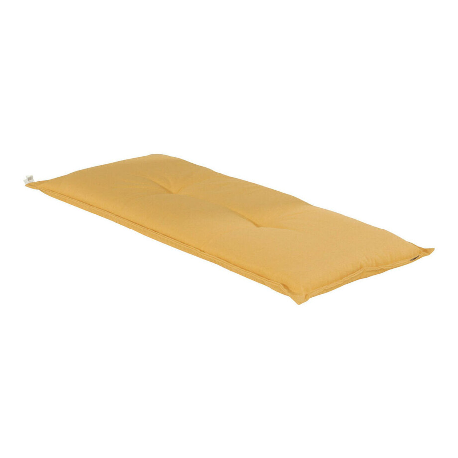 Hartman Tuinkussen 'Cuba' t.b.v. Tuinbank 120cm, kleur Geel Hartman Tuinkussen 'Cuba' t.b.v. Tuinbank 120cm, kleur Geel afbeelding 1