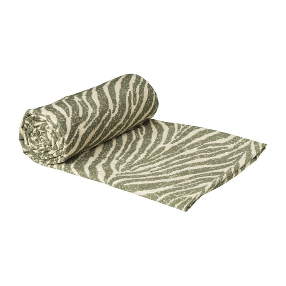 Grand foulard zebra groen - kleed/plaid - 215x380 cm afbeelding 