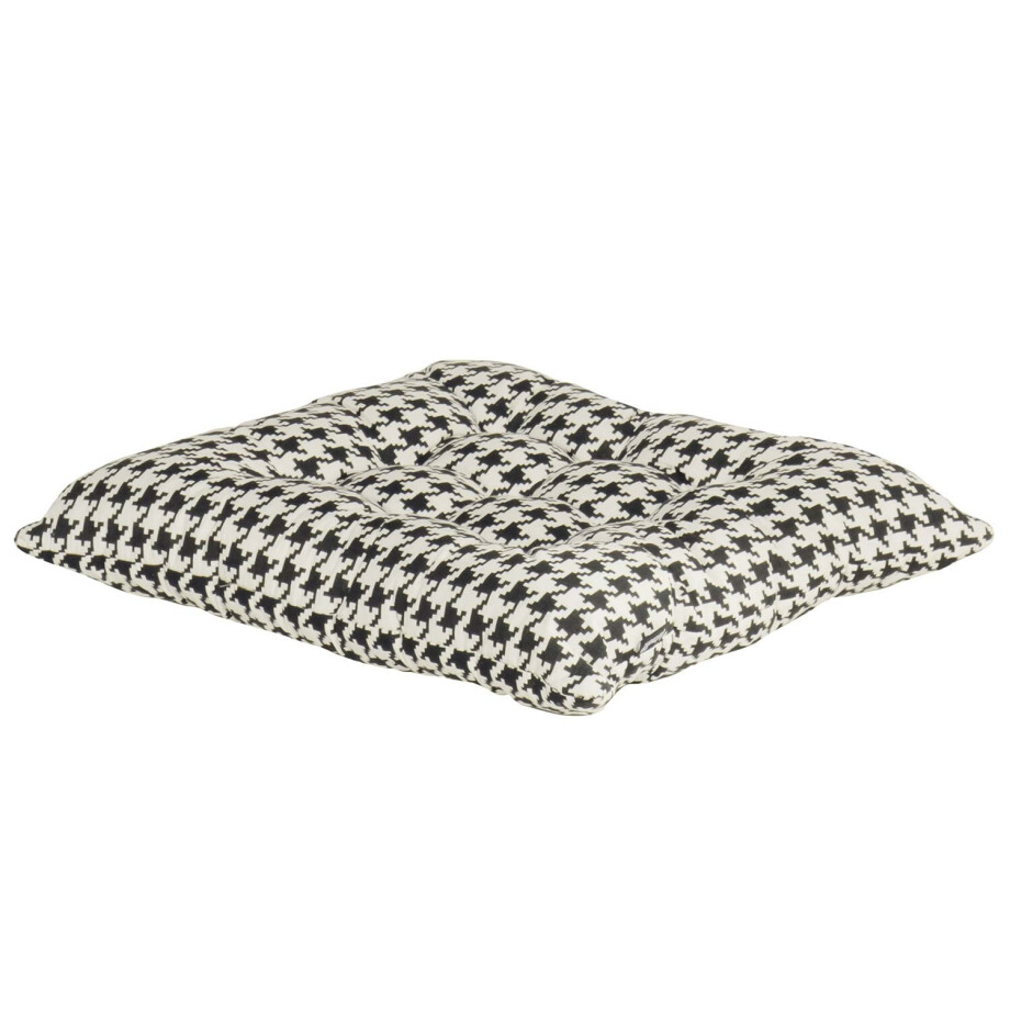 Zitkussen toscane 45x45cm Poule black Zitkussen toscane 45x45cm Poule black afbeelding