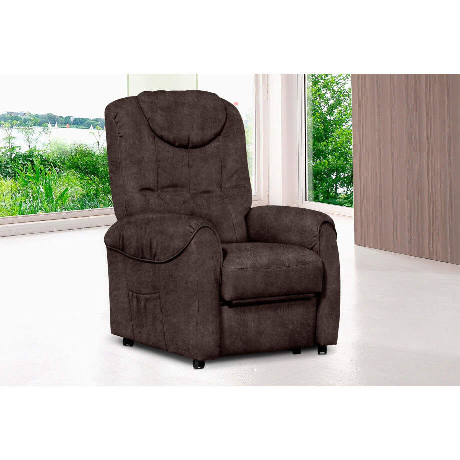sit&more Relaxfauteuil BASTIAN naar keuze handmatig verstelbaar of met motor en opstahulp afbeelding 1