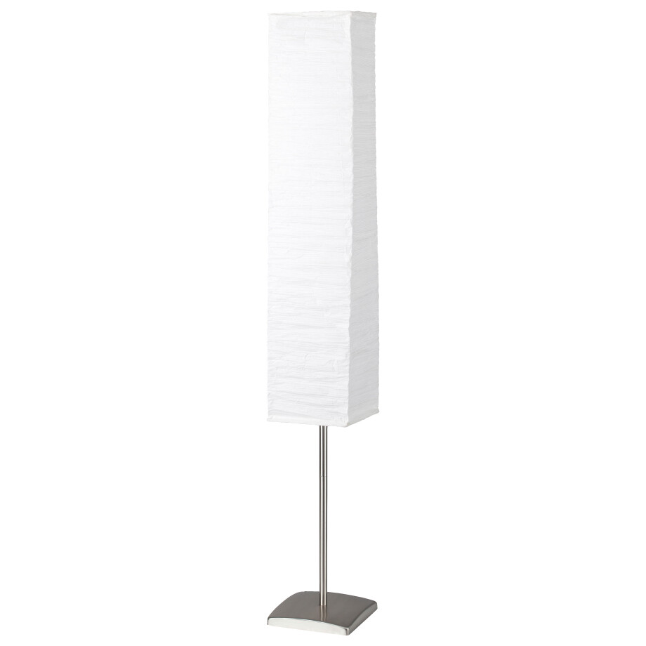 Brilliant Leuchten Staande lamp Nerva 145 cm hoogte, e14 max. 40w, metaal/rijstpapier, voetschakelaar afbeelding 1