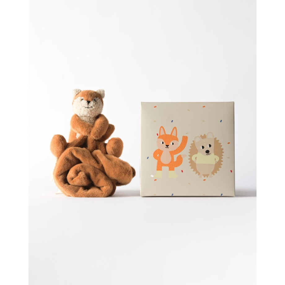 HEMA HEMA Cadeauset Knuffelkleed 20x20cm Dieren afbeelding 