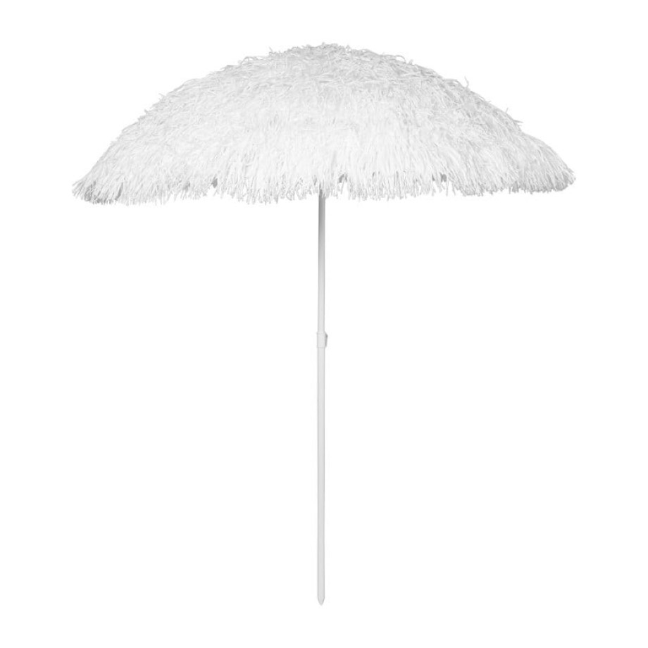 Hawaii parasol - wit - ø180 cm afbeelding 