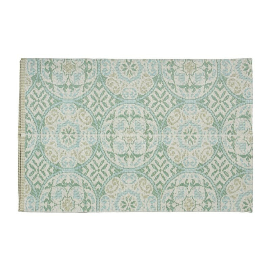 Buitenkleed cirkels - groen - 200x300 cm afbeelding 