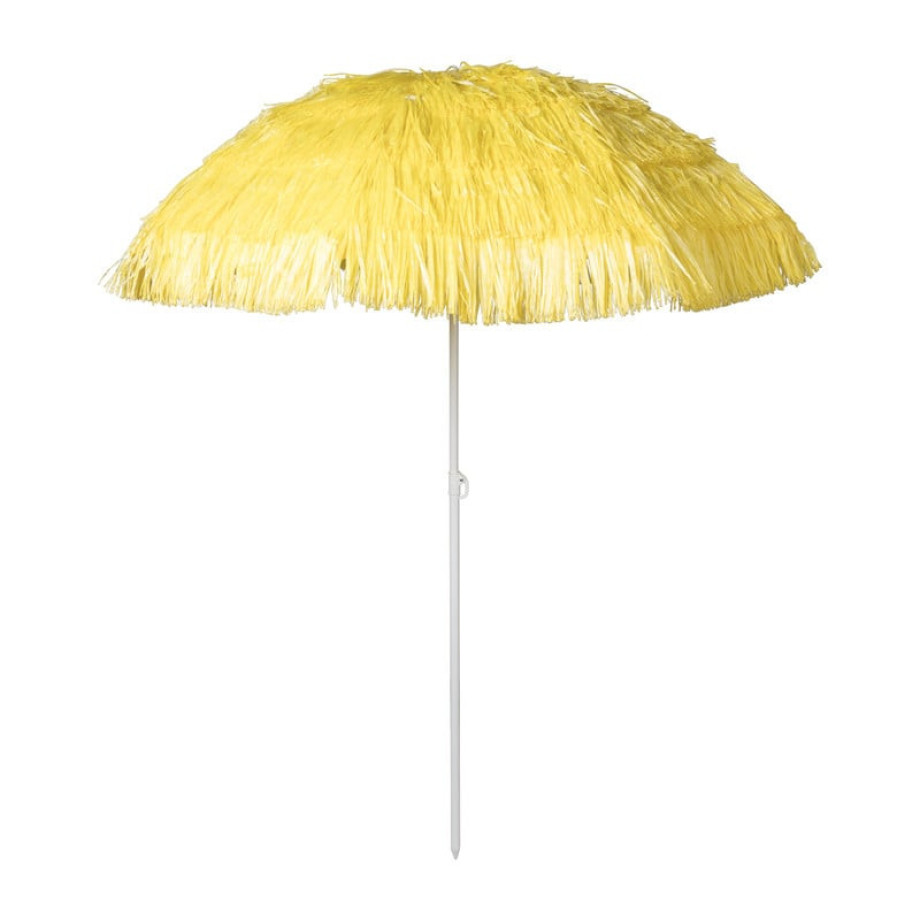 Hawaii parasol - geel - ø160x180 cm afbeelding 