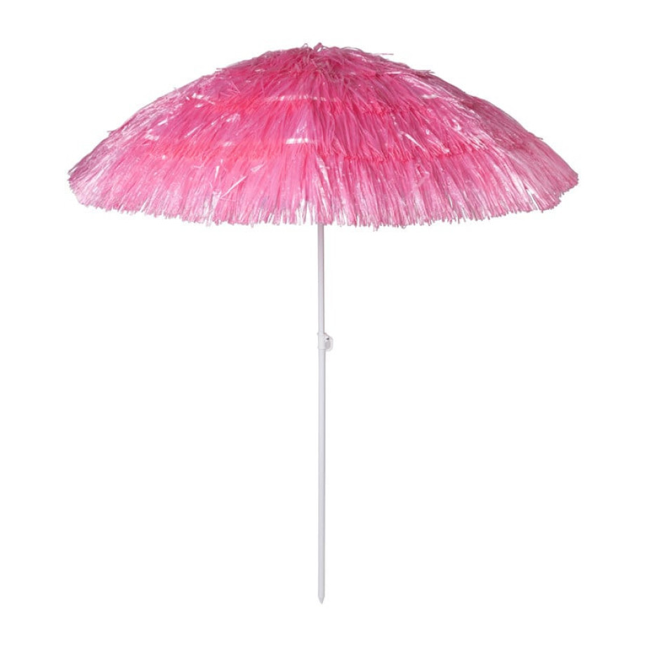 Hawaii parasol - fuchsia - ø160x180 cm afbeelding 