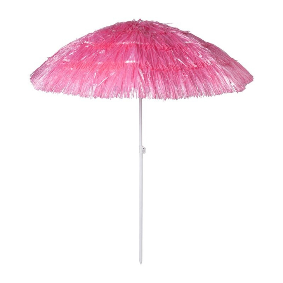 Hawaii parasol - fuchsia - ø160x180 cm afbeelding 