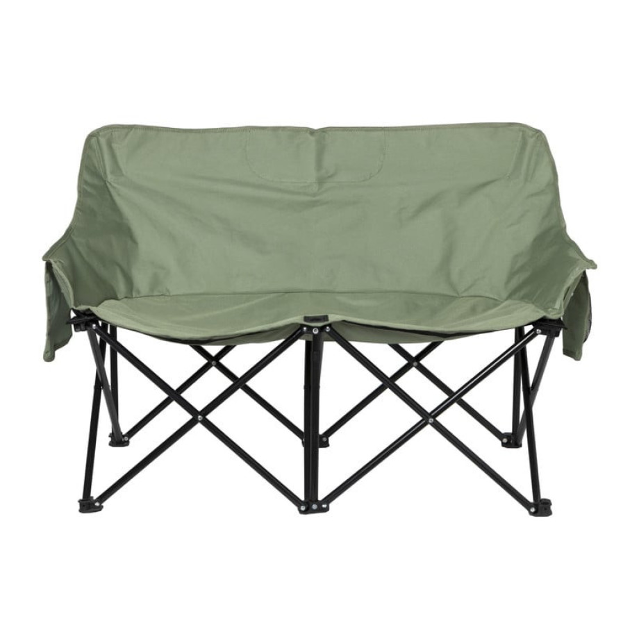 Campingbank compact - 2 zits - groen afbeelding 