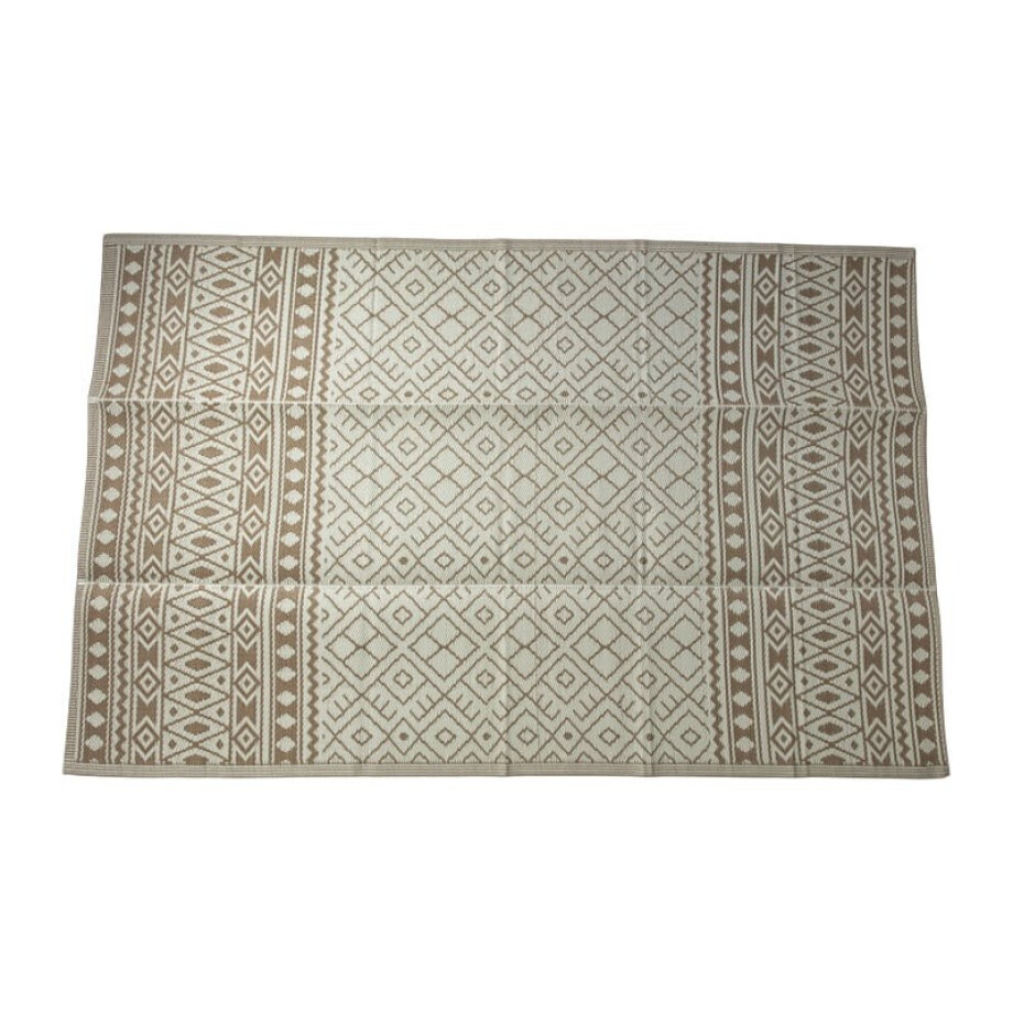 Buitenkleed ethnic - beige - 200x300 cm afbeelding 