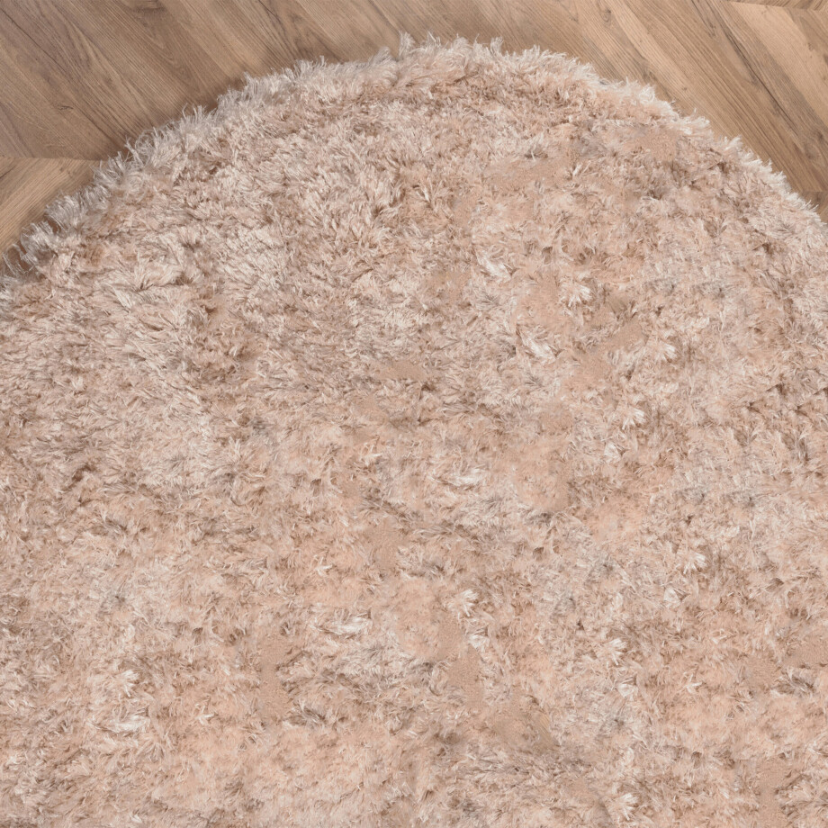 Nohr Rond Vloerkleed 'Kawanda' 200cm, kleur Beige afbeelding 1