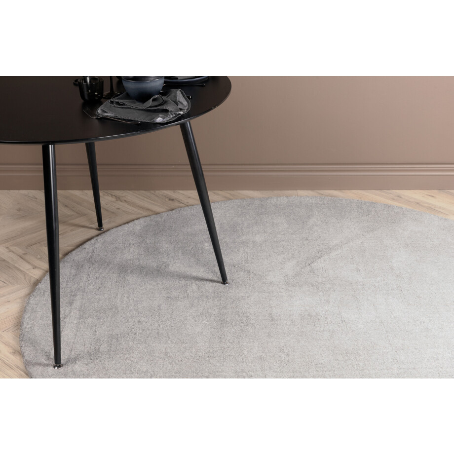 Nohr Rond Vloerkleed 'Brenae' 200cm, kleur Lichtgrijs afbeelding 1