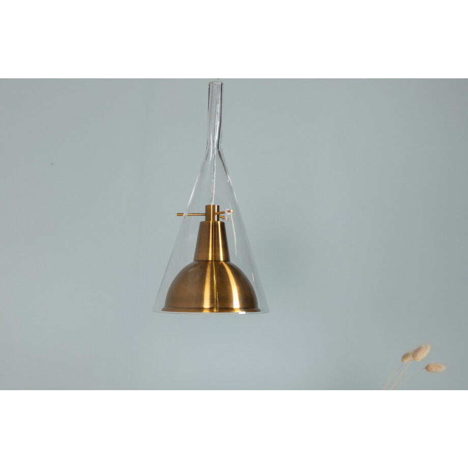Nohr Hanglamp 'Jawara' Glas, kleur Goud afbeelding 1