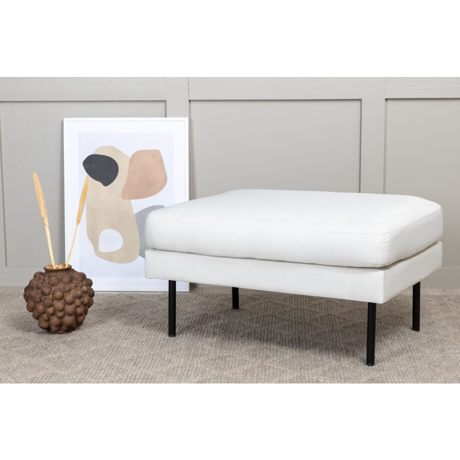 Nohr Hocker 'Bladimir' kleur Off White afbeelding 1