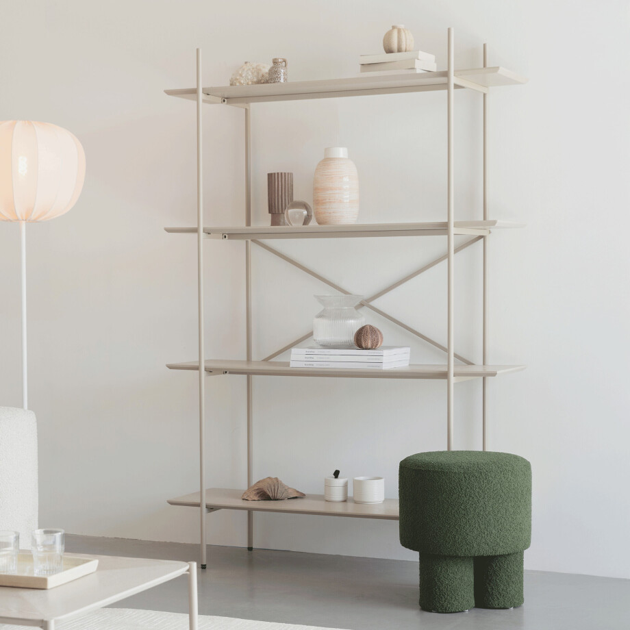 ZILT Wandkast 'Aditya' 180 x 120cm, kleur Beige afbeelding 1