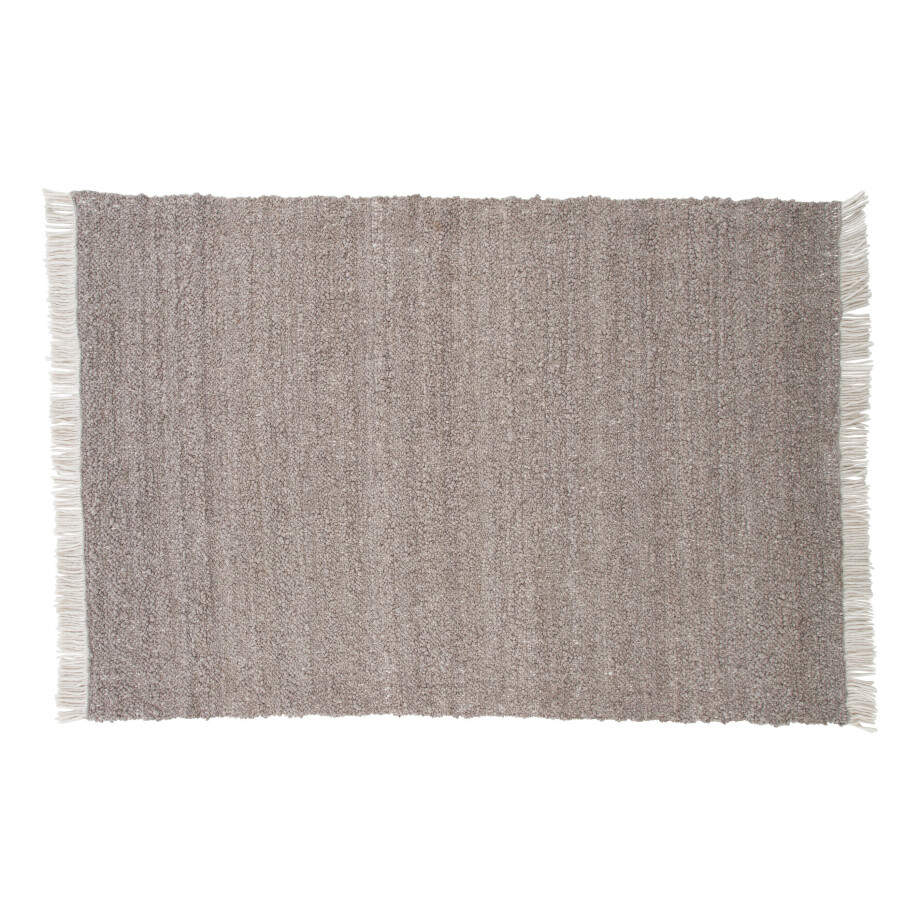 Nohr Vloerkleed 'Malary' Wol, 200 x 300cm, kleur Bruin Nohr Vloerkleed 'Malary' Wol, 200 x 300cm, kleur Bruin afbeelding 1