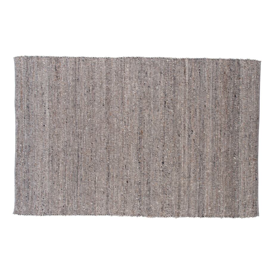 Nohr Vloerkleed 'Quintell' Wol, 200 x 300cm, kleur Grijs Nohr Vloerkleed 'Quintell' Wol, 200 x 300cm, kleur Grijs afbeelding 1