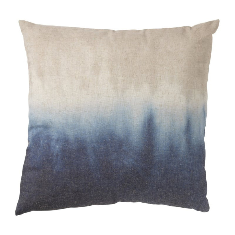 Kussen faded - blauw - 45x45 cm afbeelding 