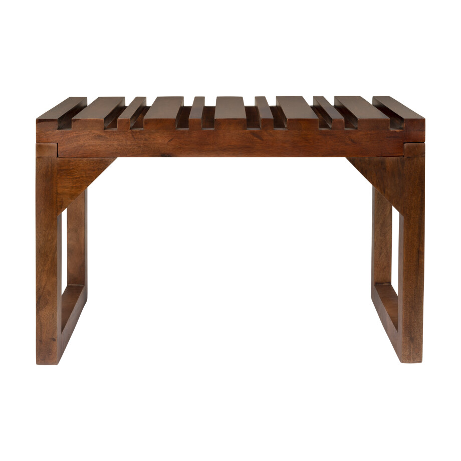 Dutchbone Bankje 'Jakub' Mangohout, kleur Bruin afbeelding 1