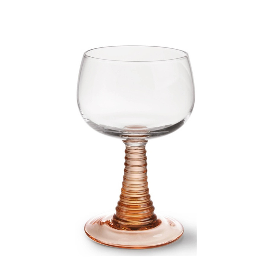 HKLIVING wijnglas Swirl (275 ml) (Ø8,5 cm) afbeelding 