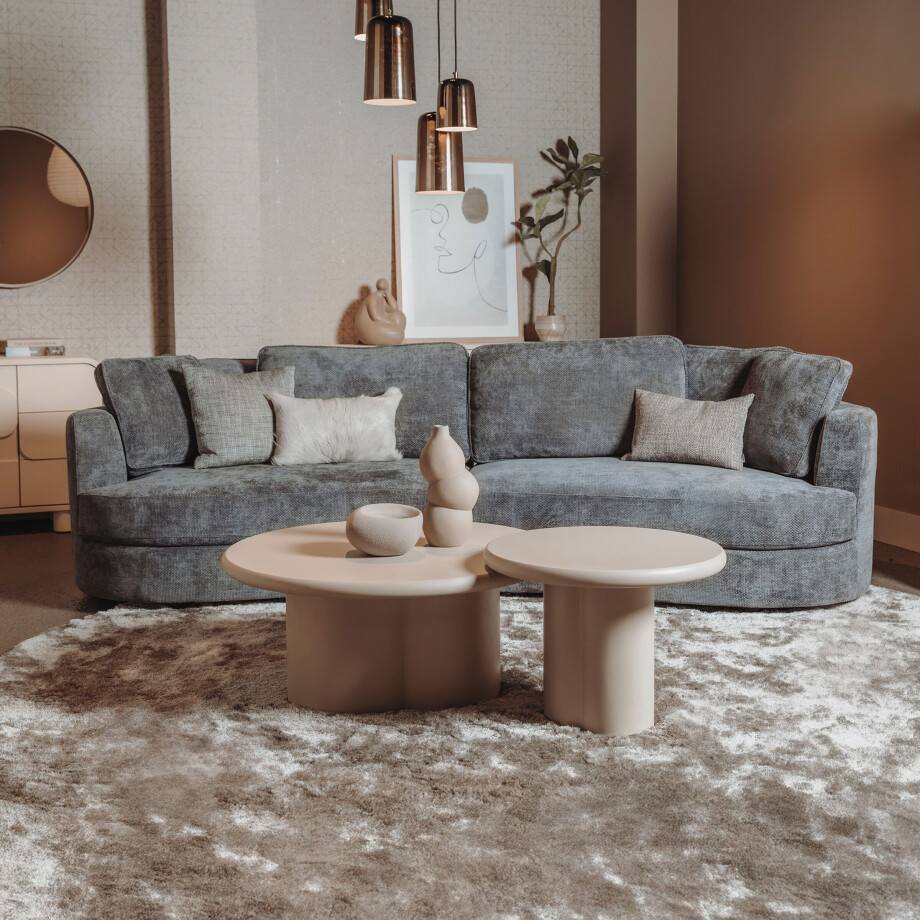 Tower Living Organische 3-zits Bank 'Sunderland' kleur Grijs afbeelding 1