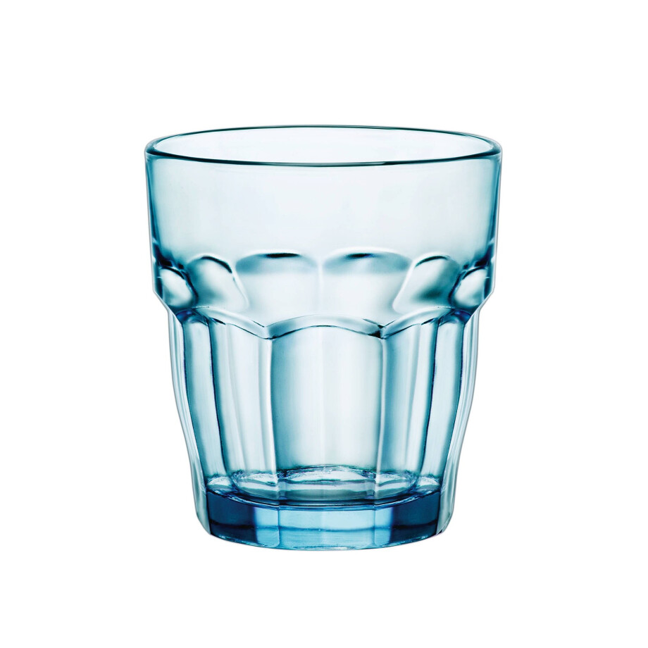 Bormioli Rocco Waterglazen Rock Bar - Blauw - 270 ml - 6 stuks afbeelding 