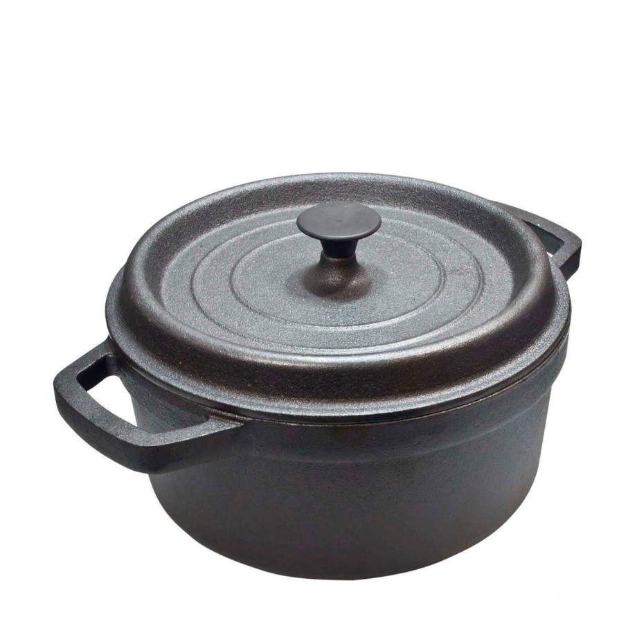 Easyline CasaLupo Braadpan Cast Iron Gietijzer ø 24 cm afbeelding 