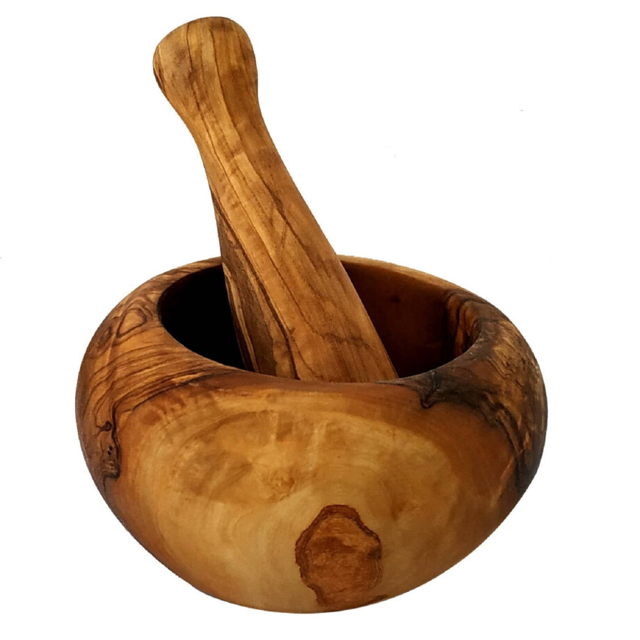 Jay Hill Vijzel Tunea - Olijfhout - ø 11 cm Jay Hill Vijzel Tunea - Olijfhout - ø 11 cm afbeelding