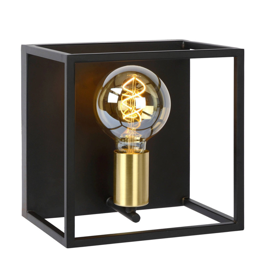 Lucide Lucide RUBEN - Wandlamp - 1xE27 - Zwart afbeelding 