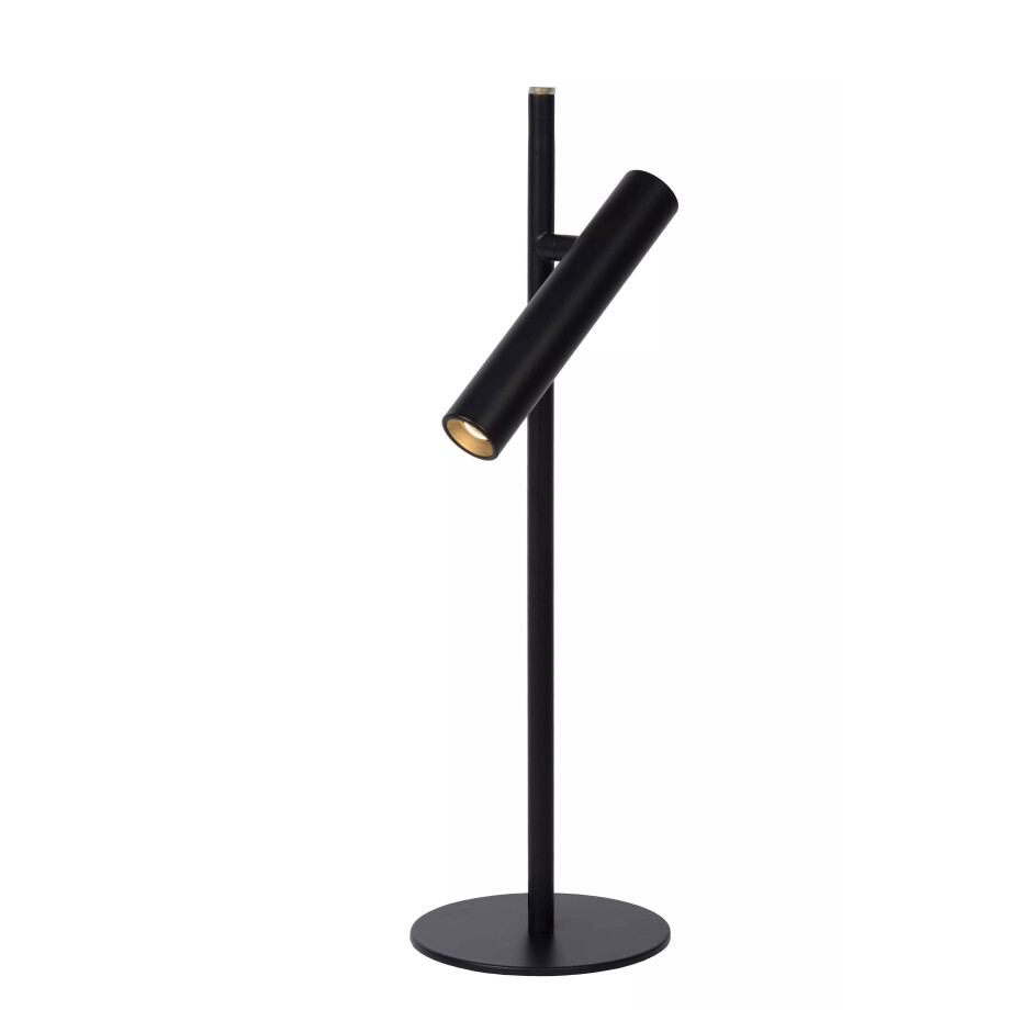 Lucide PHILON - Tafellamp - Ø 13 cm - LED Dimb. - 1x4,5W 3000K - Zwart afbeelding 