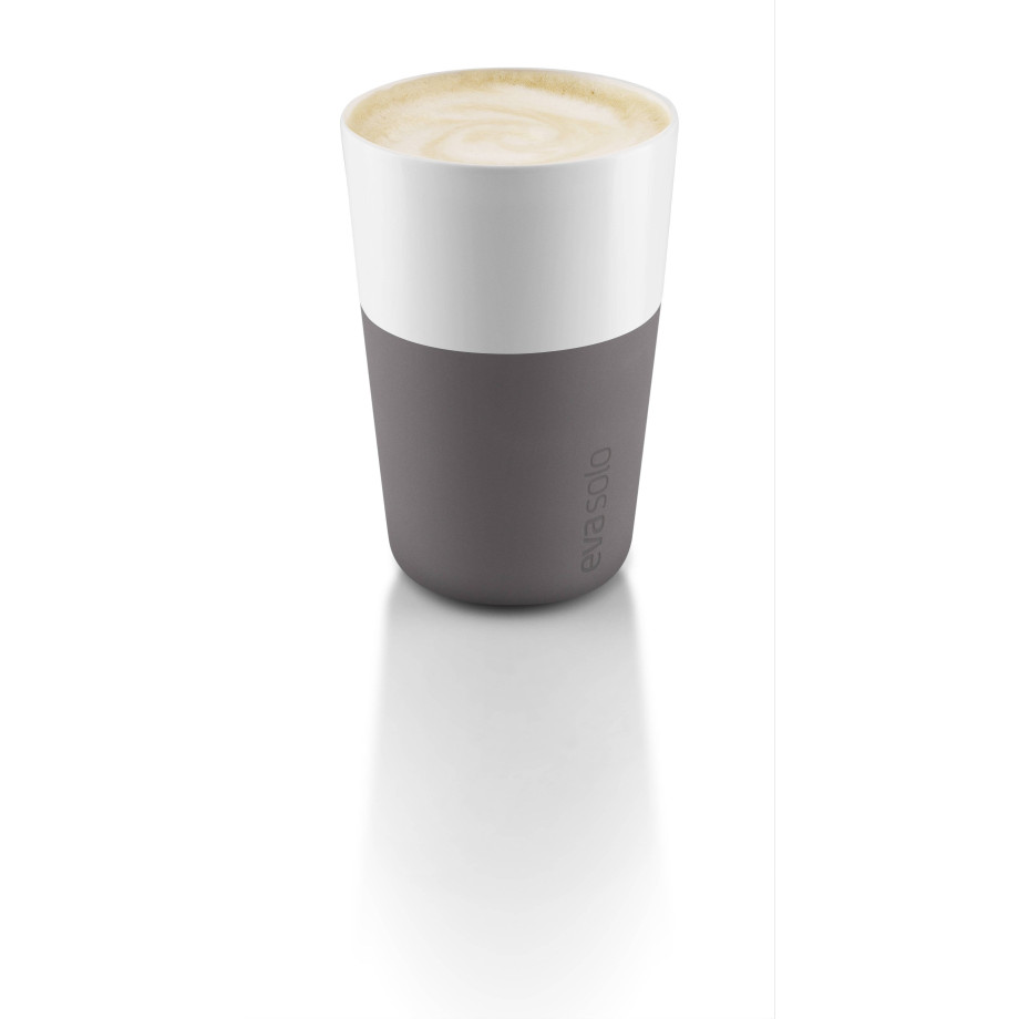 Eva Solo Latte Macchiato Beker Elephant Grey 360 ml - 2 Stuks afbeelding 