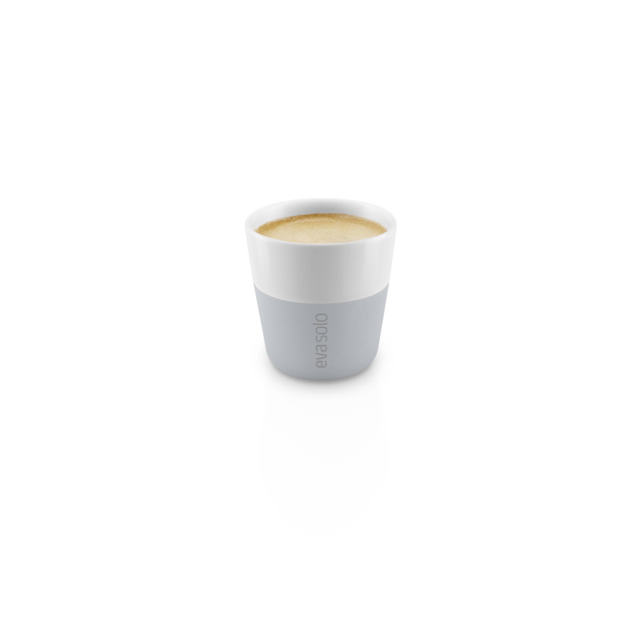 Eva Solo Espresso kopjes Marble Grey 80 ml - 2 Stuks afbeelding 