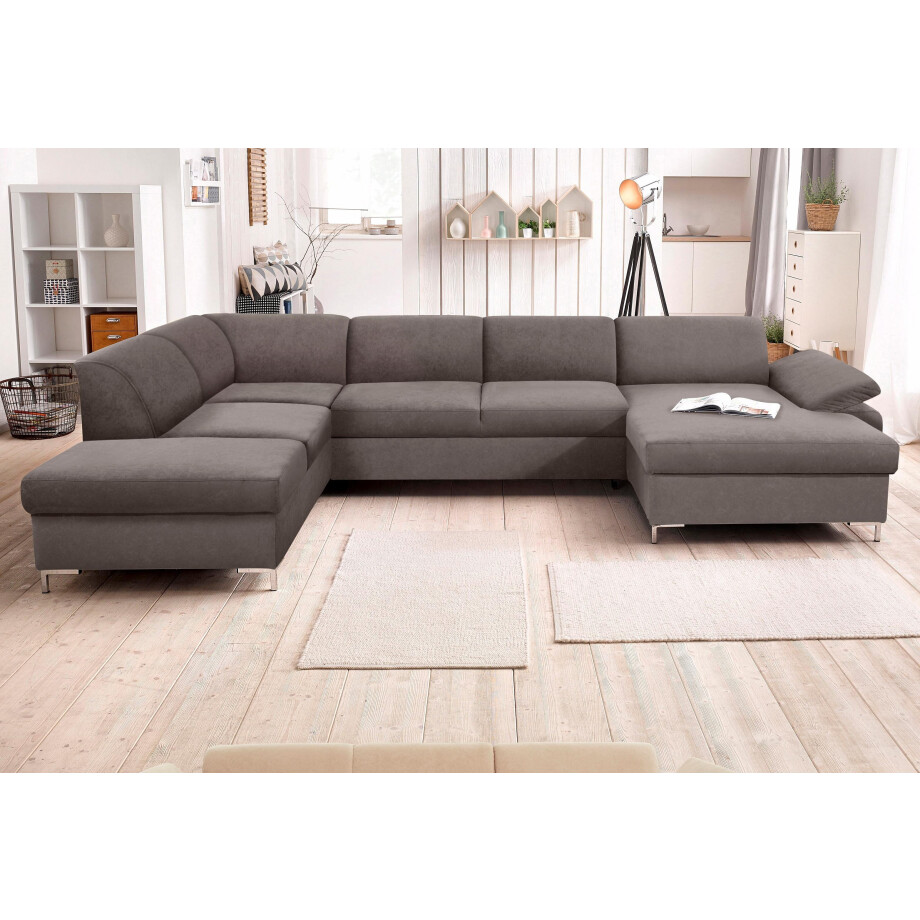 DOMO collection Zithoek Santana U-vorm optioneel met bedfunctie, u-vorm afbeelding 1