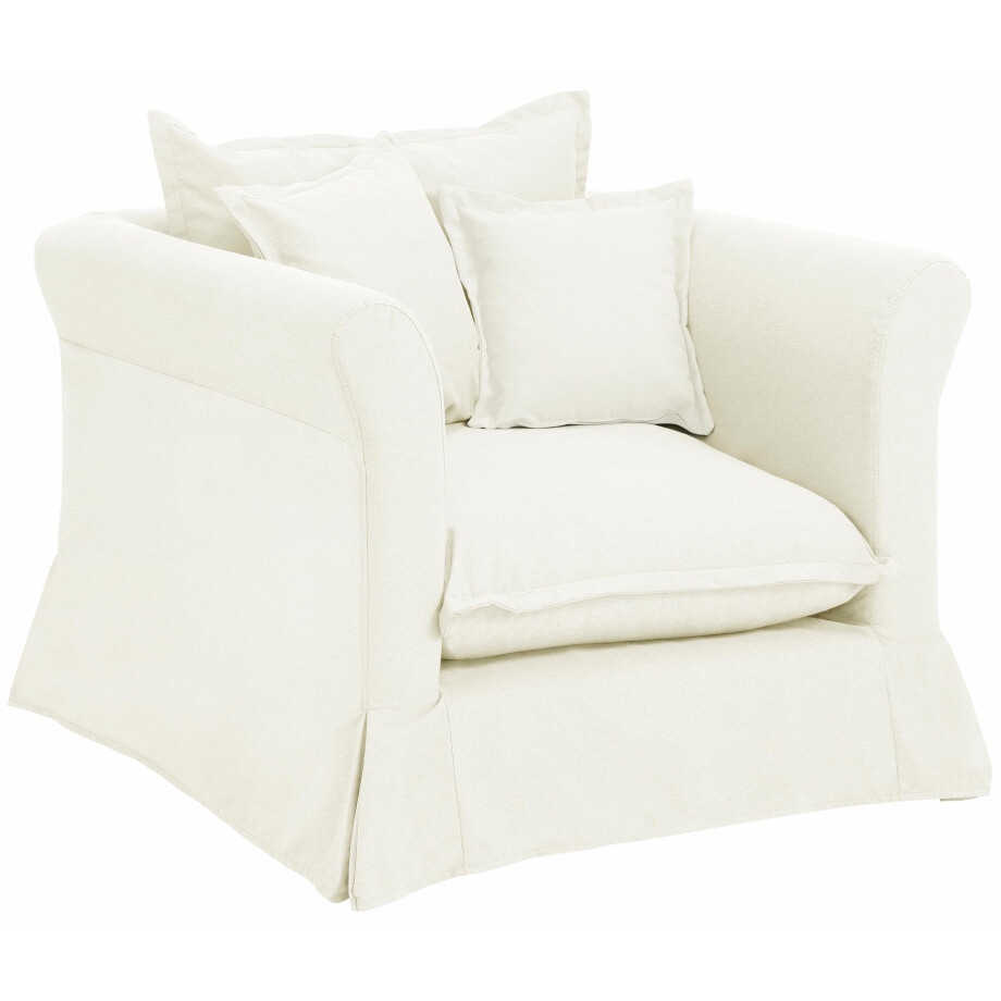 Home affaire Fauteuil Luise Hoezen-look afbeelding 1