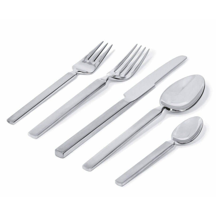 Alessi Bestekset Dry - 4180S30 - 30-delig / 6 personen - door Achille Castiglioni afbeelding 