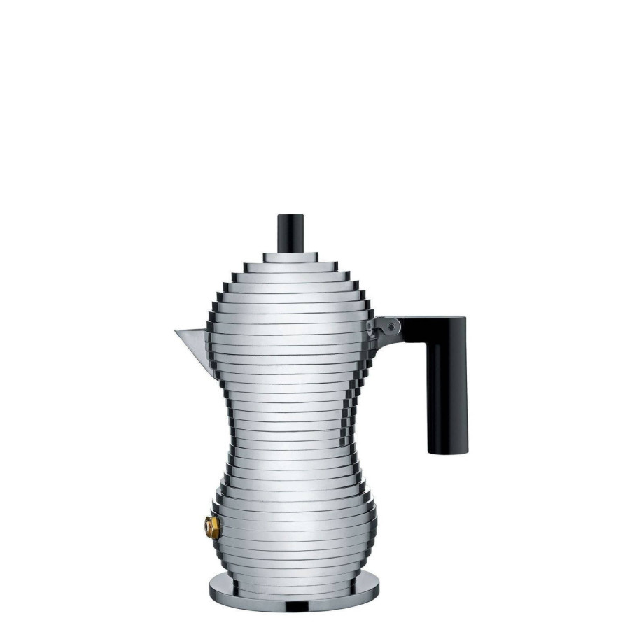 Alessi Percolator Pulcina - MDL02/1 B - Zwart - 1 kops - door Michele De Lucchi afbeelding 