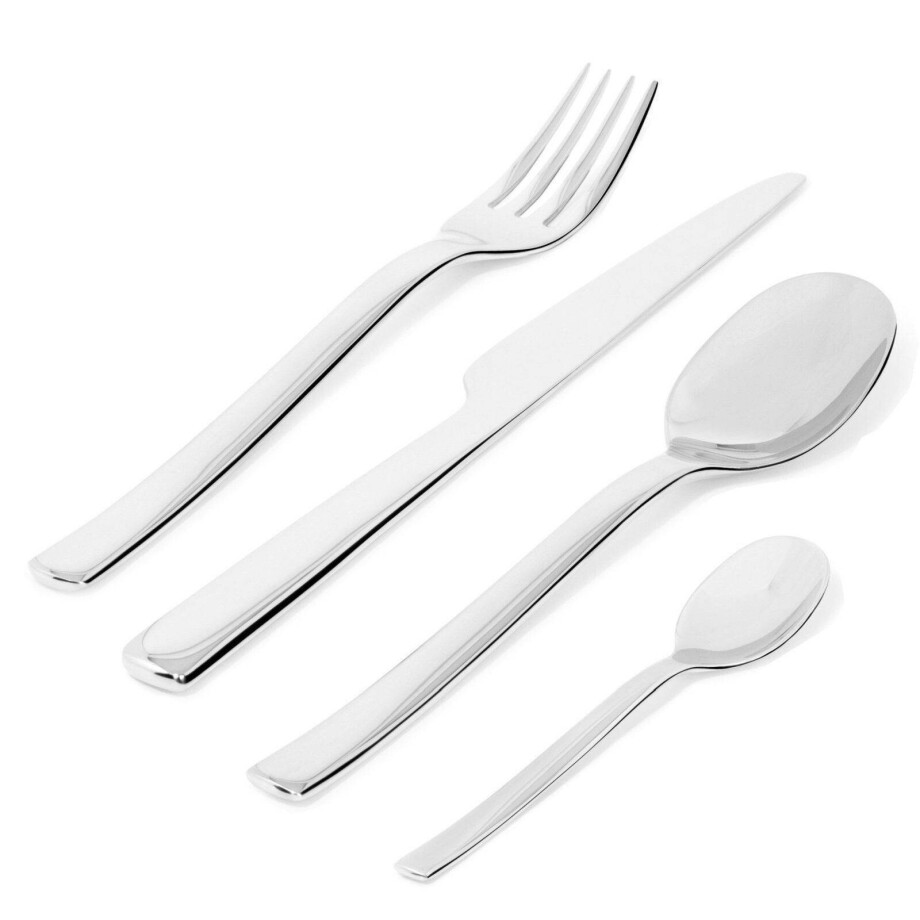 Alessi Bestekset Ovale - REB09S24 - 24-delig / 6 personen - door Ronan & Erwan Bouroullec afbeelding 