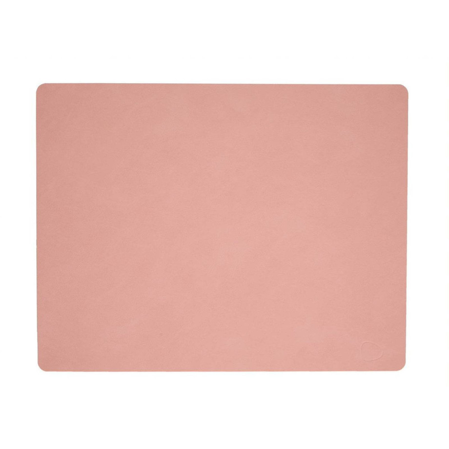 LIND DNA Placemat Leer Nupo Roze (35x45 cm) afbeelding 