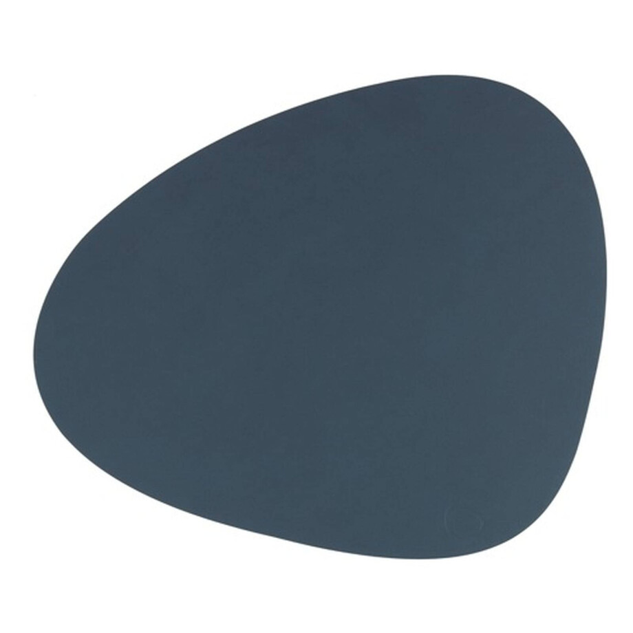 LIND DNA Placemat Nupo - Leer - Dark Blue - 44 x 37 cm LIND DNA Placemat Nupo - Leer - Dark Blue - 44 x 37 cm afbeelding