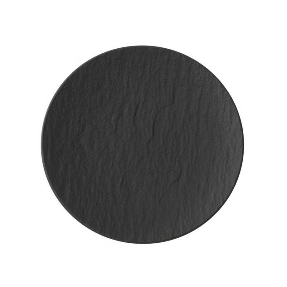 Villeroy & Boch Bordje Manufacture Rock - Zwart - ø 16 cm Villeroy & Boch Bordje Manufacture Rock - Zwart - ø 16 cm afbeelding
