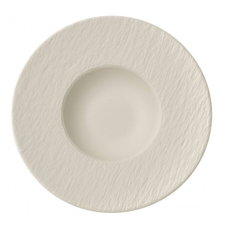 Villeroy & Boch Pastabord Manufacture Rock - Wit - ø 29 cm Villeroy & Boch Pastabord Manufacture Rock - Wit - ø 29 cm afbeelding