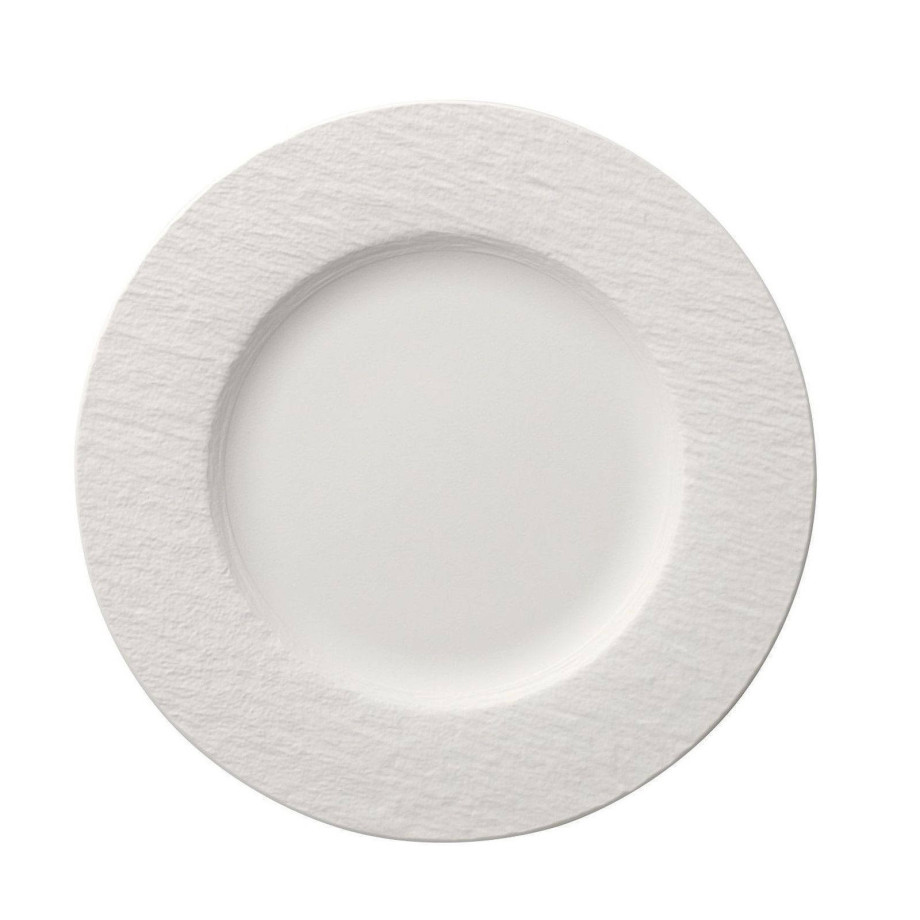 Villeroy & Boch Ontbijtbord Manufacture Rock - Wit - ø 22 cm afbeelding 