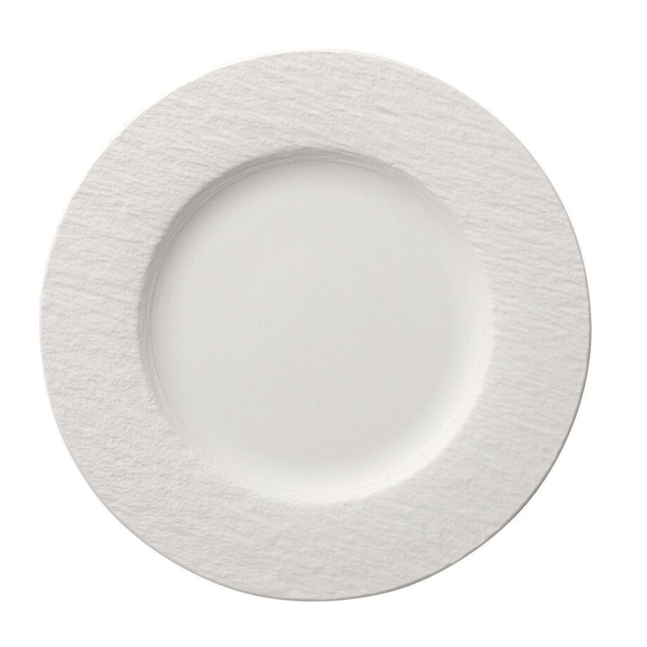 Villeroy & Boch Dinerbord Manufacture Rock - Wit - ø 27 cm Villeroy & Boch Dinerbord Manufacture Rock - Wit - ø 27 cm afbeelding