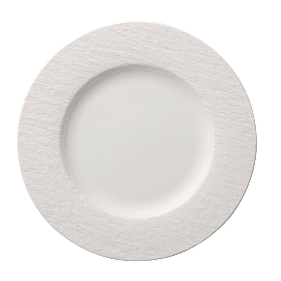 Villeroy & Boch Dinerbord Manufacture Rock - Wit - ø 27 cm afbeelding 