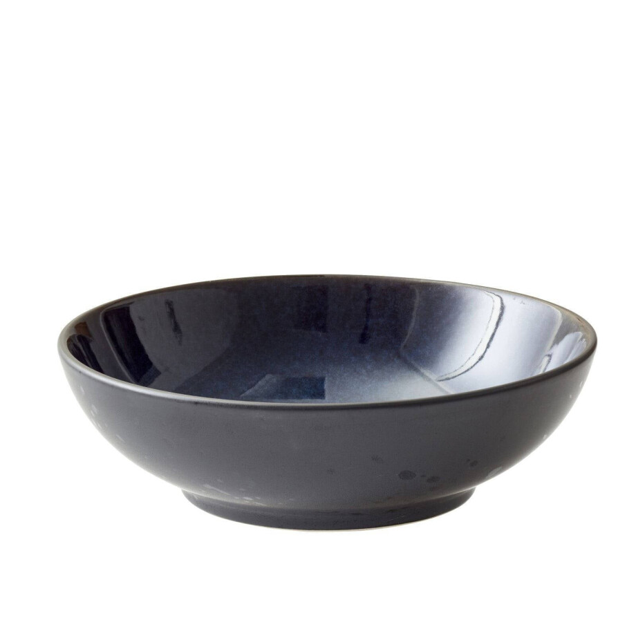 Bitz Diep Bord Gastro Zwart/donkerblauw ø 24 cm Bitz Diep Bord Gastro Zwart/donkerblauw ø 24 cm afbeelding