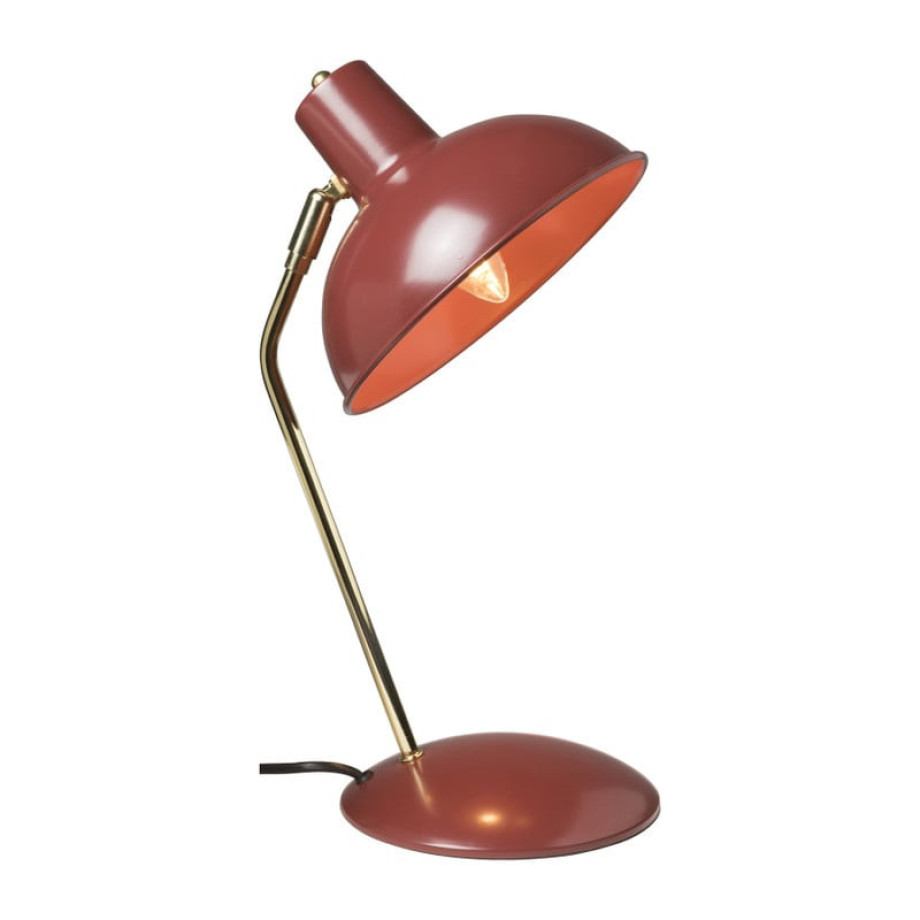 Bureaulamp - rood - 39 cm afbeelding 