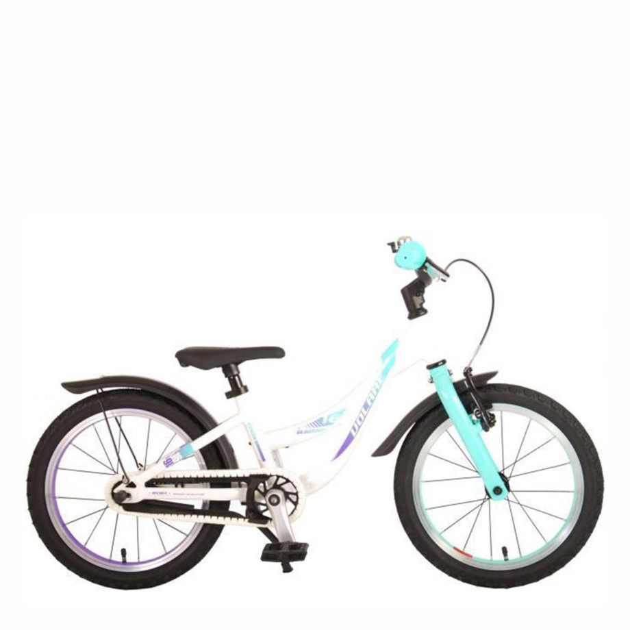 Volare Glamour kinderfiets 16 inch Parelmoer/ mintgroen afbeelding 