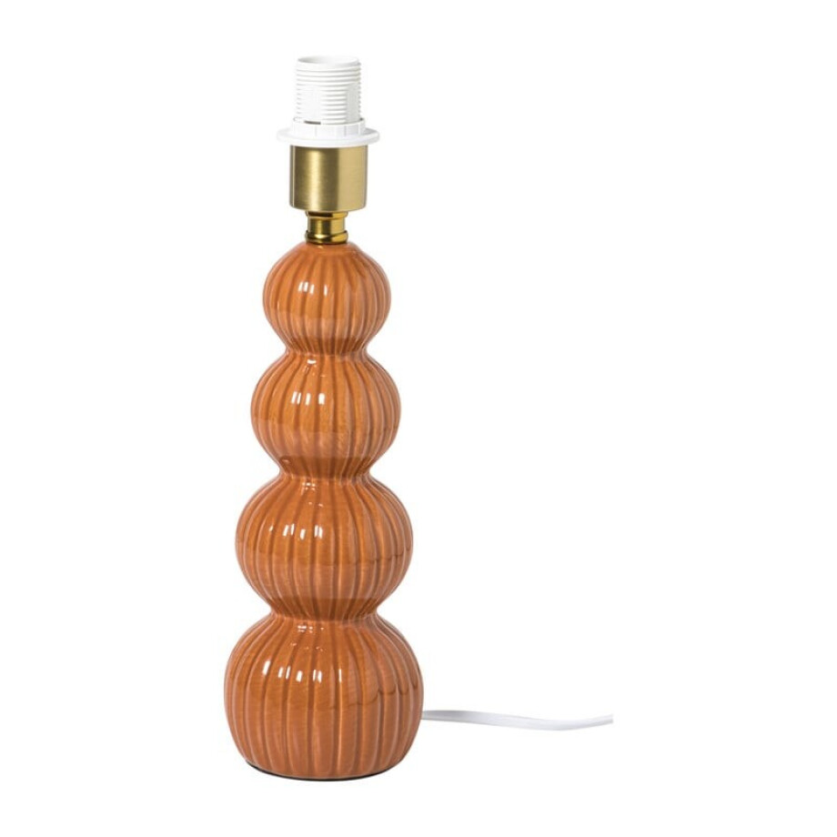 Lampvoet bollen - rood - ø8.5x30 cm afbeelding 