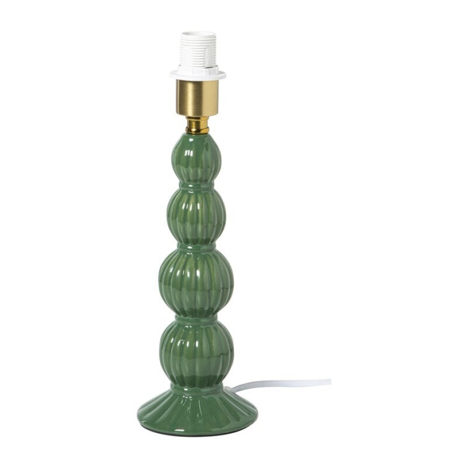 Lampvoet bollen - groen - ø8.5x30 cm afbeelding 